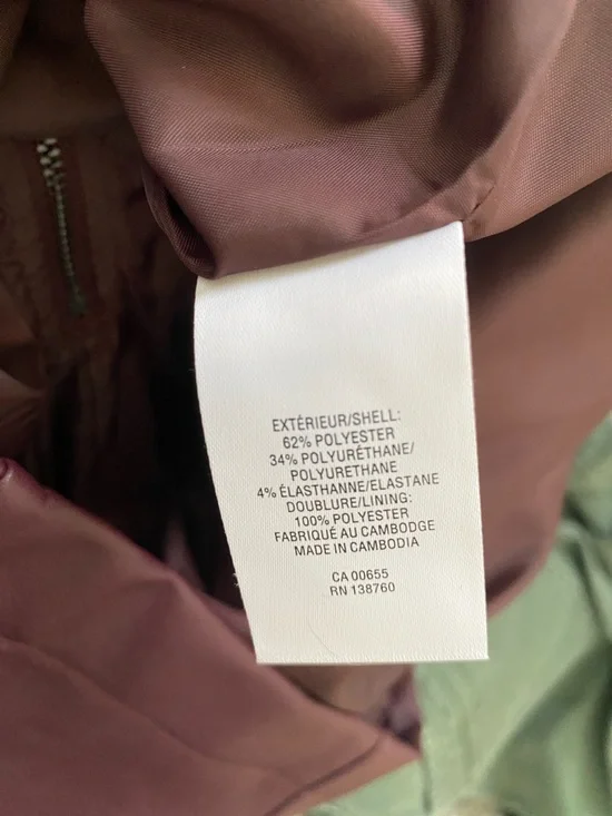 Reitmans Faux Leather Pencil Skirt - Plum - Picture 9 of 10